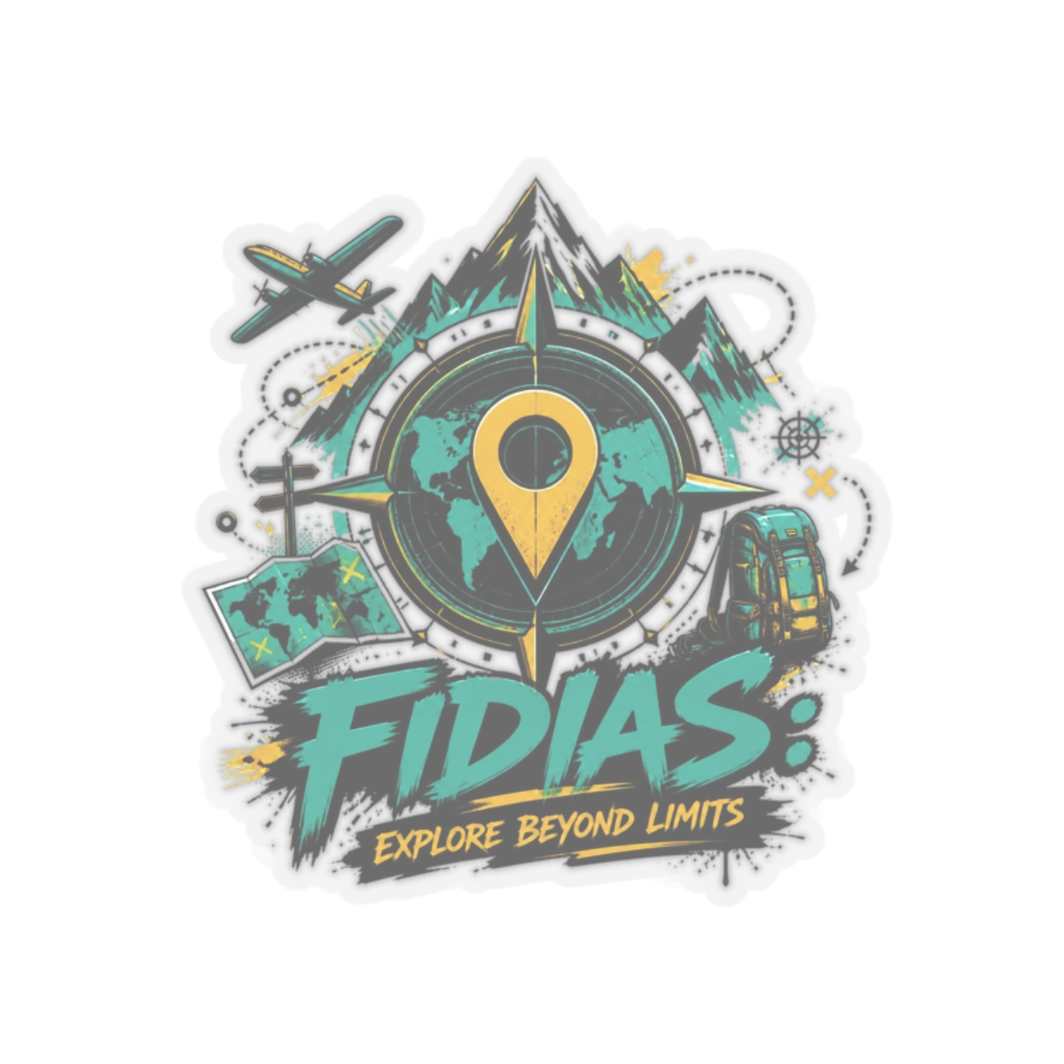 Fidias "FIDIAS: Explore Beyond Limits" Sticker